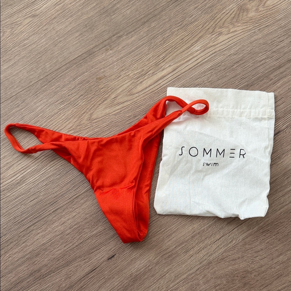 Sommer Swim Women's Red Bikini Bottom